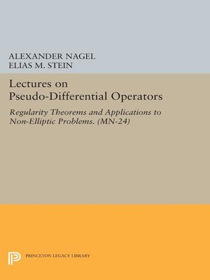 cover image of Lectures on Pseudo-Differential Operators